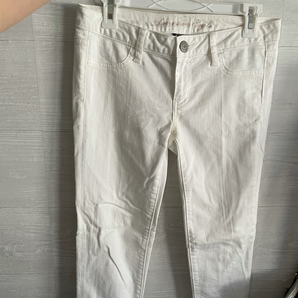 Vintage american eagle white jeans